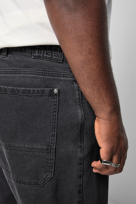 Jeans, Baggy Fit, 5-Pocket, Dip-Dye Farbverlauf, bis 72