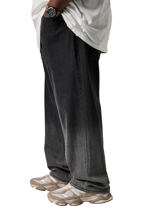 Džíny, Baggy fit, 5 kapes, dip-dye stínování, do velikosti 72