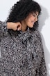 Bluse, Schluppe, Stehkragen, Langarm