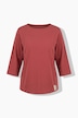 Shirt, U-Boot-Ausschnitt, 3/4-Arm, Biobaumwolle