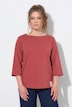 Shirt, U-Boot-Ausschnitt, 3/4-Arm, Biobaumwolle