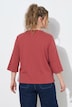 Shirt, U-Boot-Ausschnitt, 3/4-Arm, Biobaumwolle