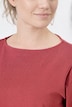 Shirt, U-Boot-Ausschnitt, 3/4-Arm, Biobaumwolle