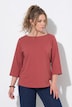 Shirt, U-Boot-Ausschnitt, 3/4-Arm, Biobaumwolle