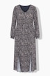 Maxikleid, A-Linie, V-Ausschnitt, Langarm