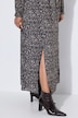 Maxikleid, A-Linie, V-Ausschnitt, Langarm