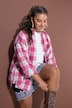 Flanelowa koszula, oversize, koszula w kratę drwala