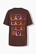 T-shirt oversized, imprimé STD NTLD
