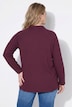 Poloshirt, Rippjersey, Polokragen, Langarm, Biobaumwolle