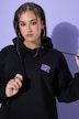 Sweatshirt, Oversize Shape, Stickerei, Kapuze