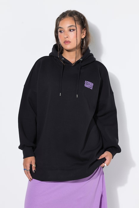 Sweatshirt, Oversize Shape, Stickerei, Kapuze