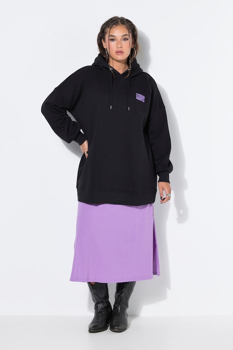 Sweatshirt, Oversize Shape, Stickerei, Kapuze