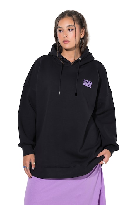 Sweatshirt, Oversize Shape, Stickerei, Kapuze