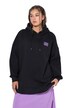 Sweatshirt, Oversize Shape, Stickerei, Kapuze