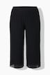 Plissee-Culotte, weites, gerades Bein