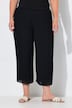 Plissee-Culotte, weites, gerades Bein