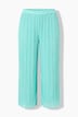 Plissee-Culotte, weites, gerades Bein