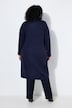 Long-Strickjacke, Oversized, ohne Verschluss, Langarm