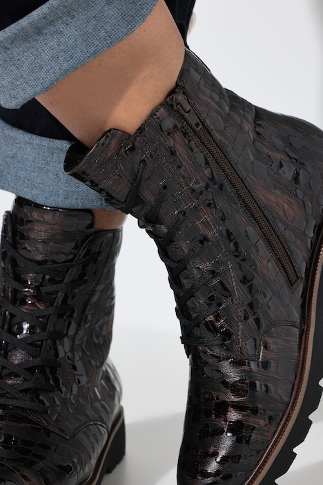 Remonte Leder-Stiefeletten, Wechselfußbett, Weite H