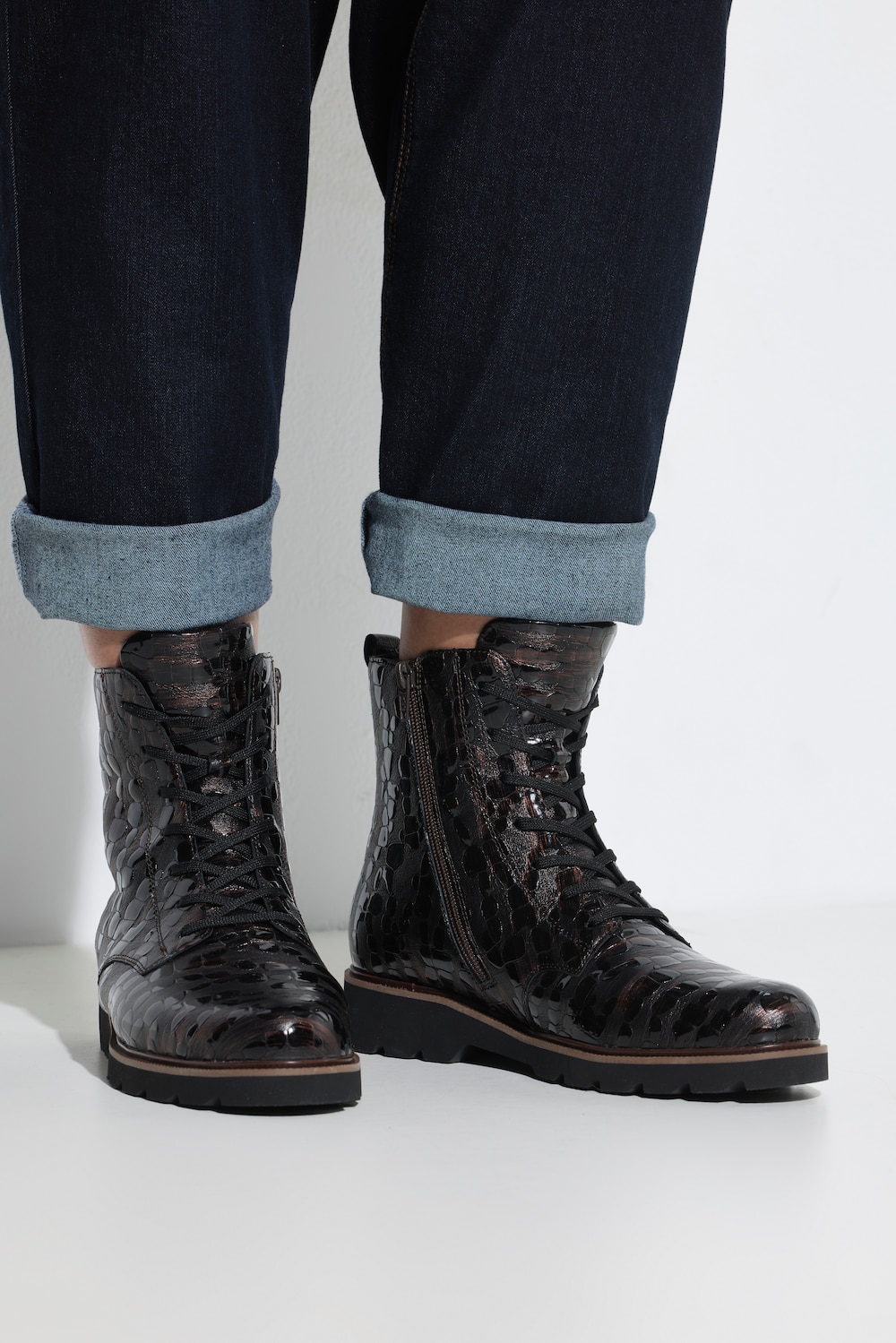 Remonte Leder-Stiefeletten, Wechselfussbett, Weite H