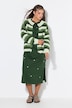 Cardigan oversized à motif rayé