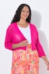 Lochstrick-Jacke, oversized, offene Form, 3/4-Ärmel