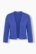 Lochstrick-Jacke, oversized, offene Form, 3/4-Ärmel