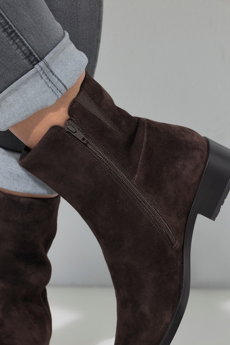 Remonte Leder-Stiefeletten, Wechselfußbett, Weite G