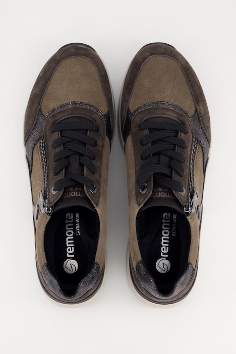 Remonte Leder-Sneaker, wasserdicht, Wechselfußbett, Weite H