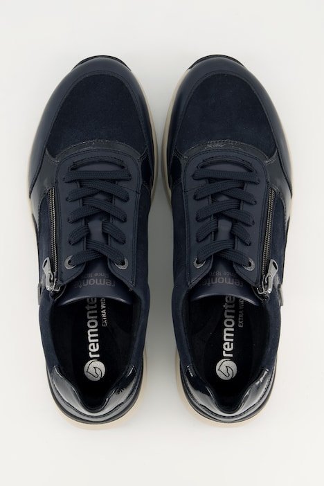 Remonte Leder-Sneaker, wasserdicht, Wechselfußbett, Weite H