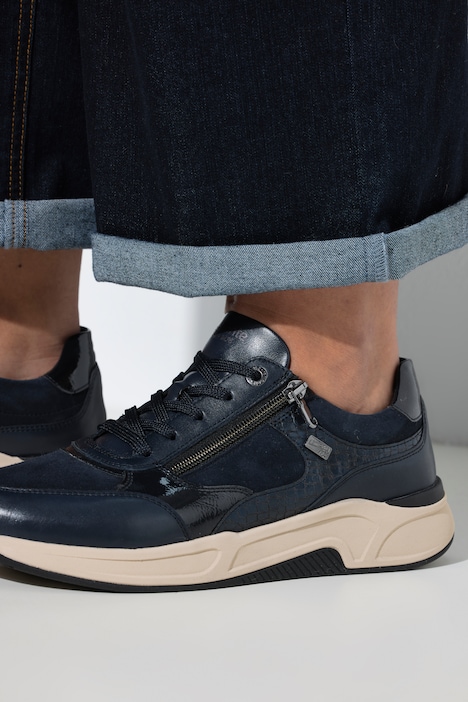Remonte Leder-Sneaker, wasserdicht, Wechselfußbett, Weite H