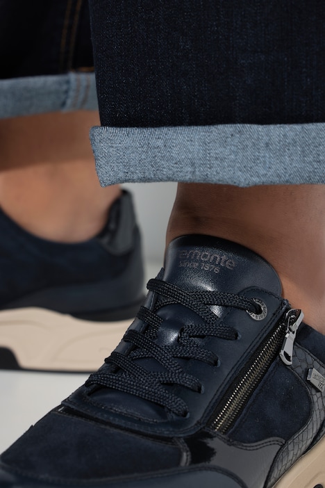 Remonte Leder-Sneaker, wasserdicht, Wechselfußbett, Weite H