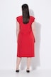 Kleid, drapiert, A-Linie, V-Ausschnitt, ärmellos
