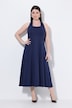 Punto-Kleid, Neckholder, Carré-Ausschnitt, ärmellos