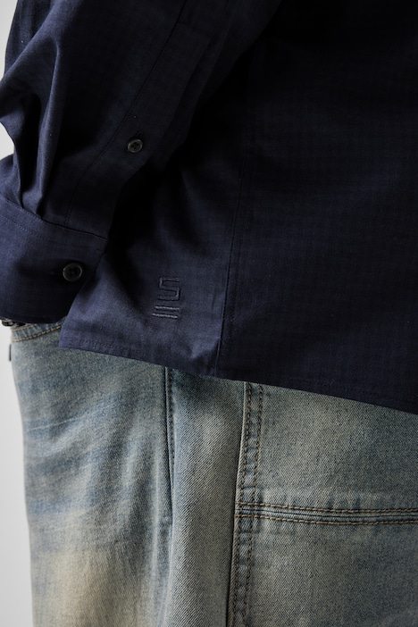 Karohemd, Langarm, oversized, Kentkragen, bis 8 XL