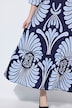 Maxi abito con cotton touch, scollo a V e maniche in stile dolman