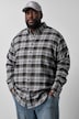 Karo-Flanellhemd, Langarm, Modern Fit, Buttondown-Kragen, bis 8 XL