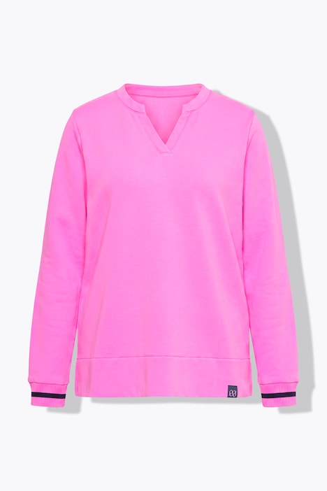 Sweatshirt, V-Ausschnitt, Langarm