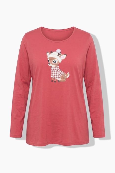 Pyjama, Rehkitz, Rundhals, Langarm