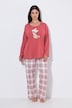 Pyjama, Rehkitz, Rundhals, Langarm