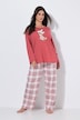 Pyjama, Rehkitz, Rundhals, Langarm