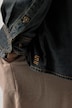Jeanshemd, Langarm, Dirty Denim, Modern Fit, Kentkragen, bis 8 XL