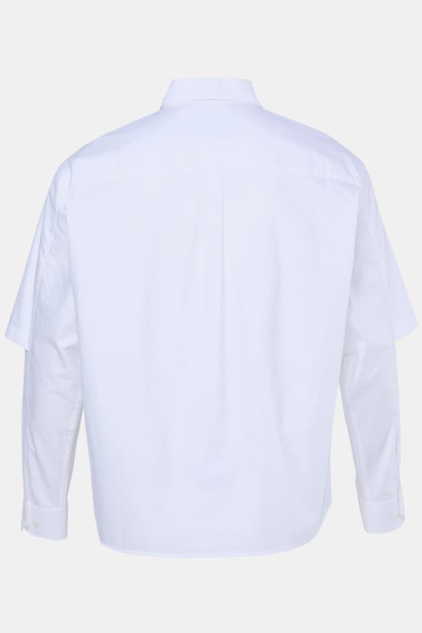 STHUGE-paita, oversize, pitkät hihat, 2-in-1-tyyli, suurin koko 8XL