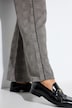 Hose, kariert, weites Bein, Stretchkomfort, High Waist