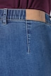 Jeans Mony, weites Bein, Reißverschlusstaschen