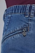 Jeans Mony, weites Bein, Reißverschlusstaschen