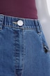 Jeans Mony, weites Bein, Reißverschlusstaschen