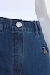 Jeans Mony, weites Bein, Reißverschlusstaschen
