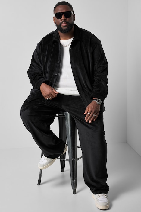 STHUGE Nicki-Hemd, Langarm, oversized, bis 8 XL