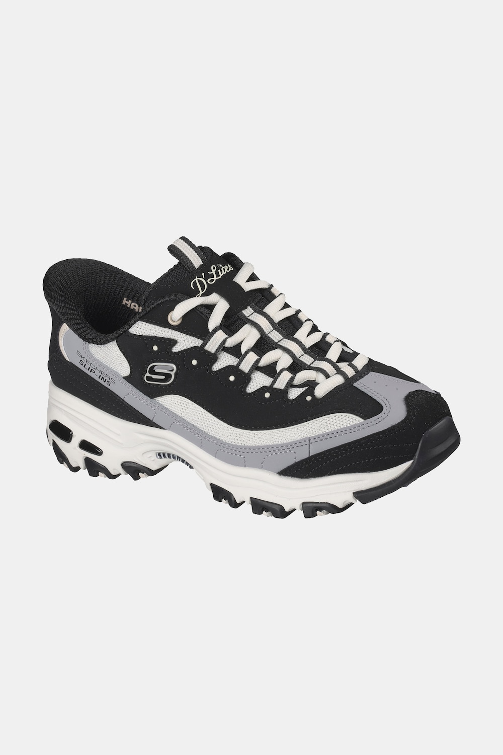 Skechers, Slip-In-Sneaker, Ledermix, Memory Foam, Wide Fit